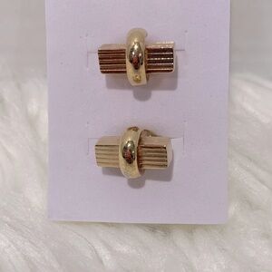DIOR Elegant Gold-Tone Cufflinks